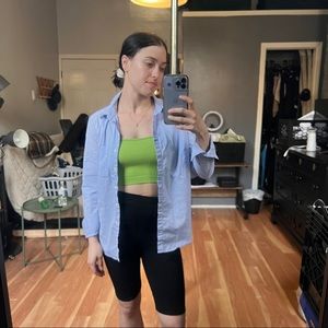 H&M Pinstripe Button Down Size 8.